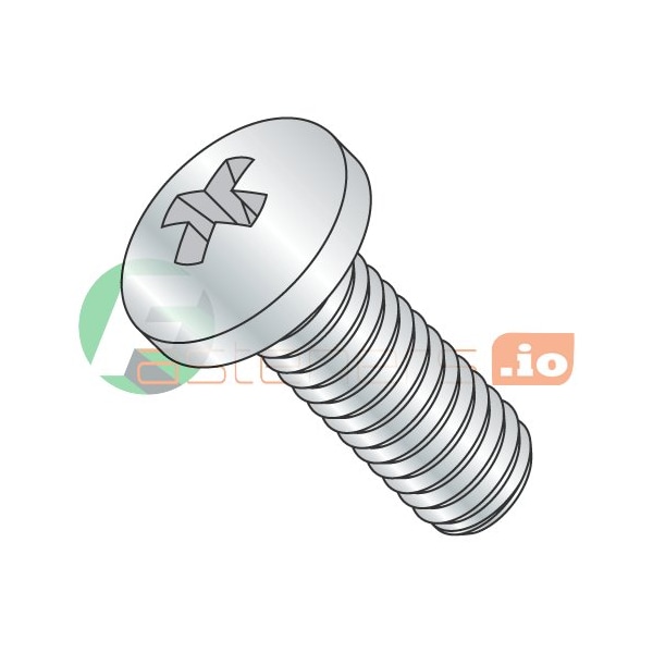 Newport Fasteners #12-24 x 1-1/2 in Phillips Pan Machine Screw, Zinc Plated Steel, 2000 PK 149596 - main